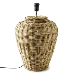 Tafellamp Grand Lobby Rotan, 39cm (excl. kap)