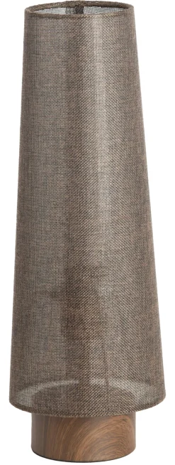 Tafellamp Howie Katoen, kleur Donkerbruin