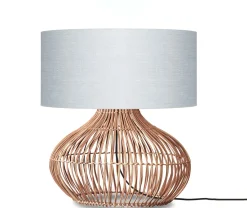 Tafellamp Kalahari Rotan en linnen, 60cm