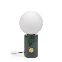 Tafellamp Lonela Marmer en messing, 29cm hoog