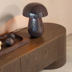 Tafellamp Lumor kleur Bruin