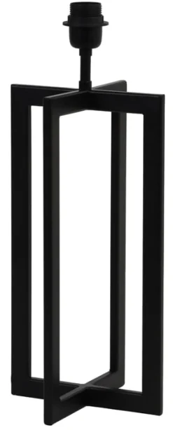 Tafellamp Mace 46cm, kleur Mat Zwart (excl. kap)