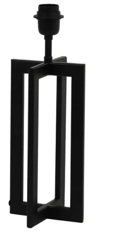 Tafellamp Mace 35cm, kleur Mat Zwart (excl. kap)