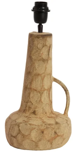 Tafellamp Mogliano 43cm, kleur Antiek Zand (excl. kap)