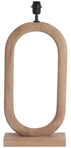 Tafellamp Paceco Mangohout (excl. kap)