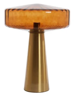 Tafellamp Pleat Glas, 53cm