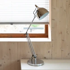 Tafellamp Reader kleur Chrome