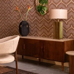 Tafellamp Rico Linnen, 62cm hoog