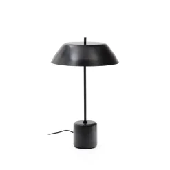 Tafellamp Sayra Marmer en metaal, 58cm