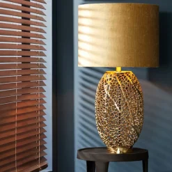 Tafellamp Sinula kleur Goud (excl. kap)