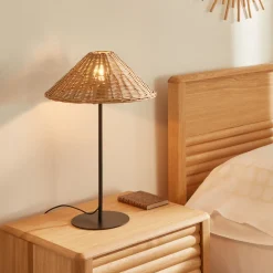 Tafellamp Urania 50cm, Rotan