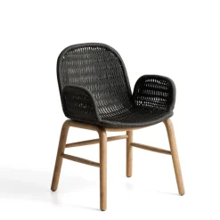 Tuinstoel Alipa Met armleuning, Acaciahout en touw