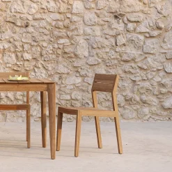 Tuinstoel EX1 Teakhout, kleur Naturel