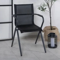 Tuinstoel Kinzie Stapelbaar, Textileen