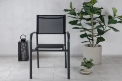 Tuinstoel Vaishali kleur Zwart