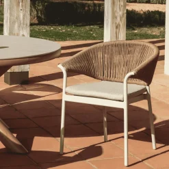 Tuinstoel Zuara kleur Ecru/Bruin