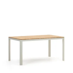 Tuintafel Bona Teakhout, kleur Naturel/Wit