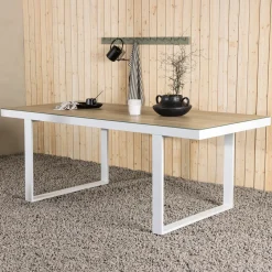 Tuintafel Mariano 200 x 90cm, kleur Whitewash