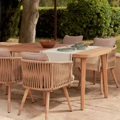 Tuintafel Maset Eucalyptushout