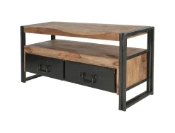TV-meubel Panama Acaciahout en staal
