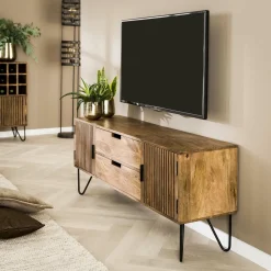 TV-meubel Twiggy Mangohout, 135cm