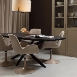 Uitschuifbare Eettafel Arros Deens Ovaal, 180-220 x 90cm