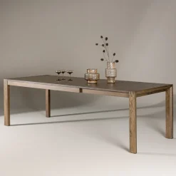 Uitschuifbare Eettafel Cederick Eikenhout, 170/210/250 x 95cm