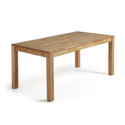 Uitschuifbare eettafel Isbel eiken naturel