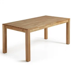 Uitschuifbare eettafel Isbel eiken naturel