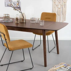 Uitschuifbare Eettafel Montreux Walnoot, 180-219 x 90cm