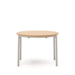 Uitschuifbare Ronde Eettafel Montuiri 90-170 x 90cm