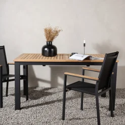 Uitschuifbare Tuintafel Taysha Teakhout, 152/210 x 90cm