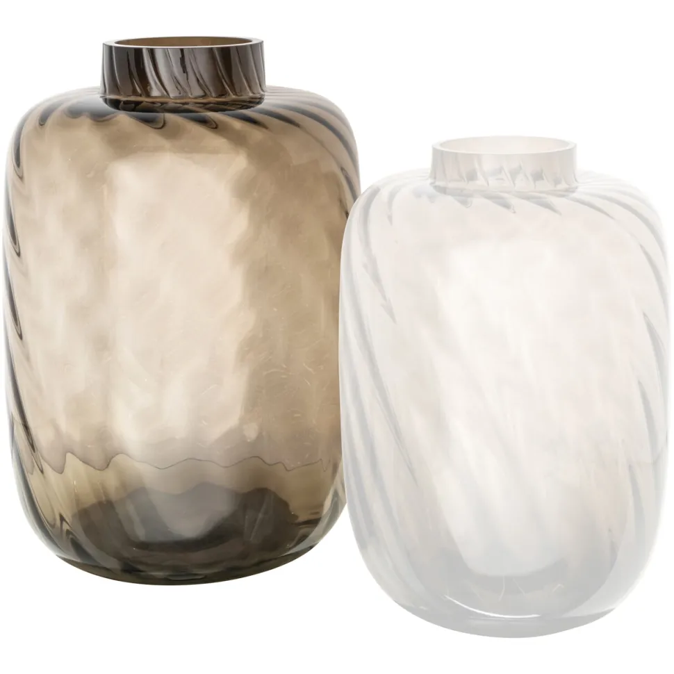 Vaas Elora 35cm, kleur Bruin