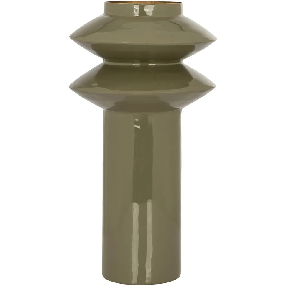 Vaas Flora 41cm hoog, kleur Groen