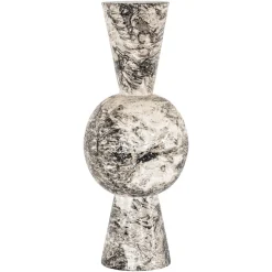 Vaas Florry 64cm, kleur Zwart/Wit