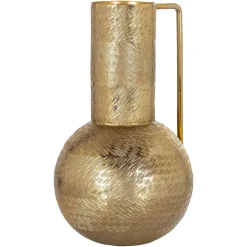 Vaas Leia 31cm hoog, kleur Goud