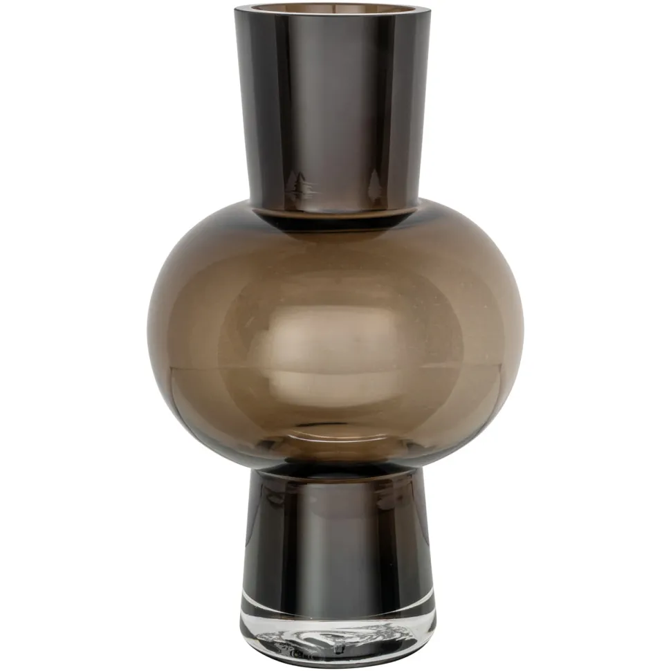 Vaas Liora 29cm, kleur Bruin