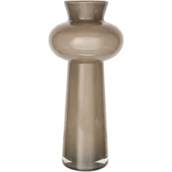Vaas Lunor 42cm, kleur Taupe