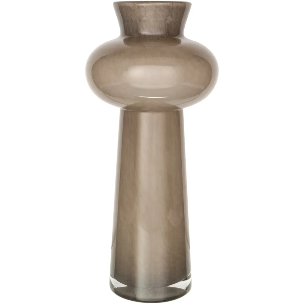 Vaas Lunor 42cm, kleur Taupe