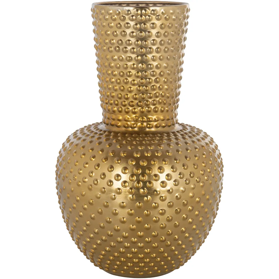 Vaas Nola 41cm hoog, kleur Goud