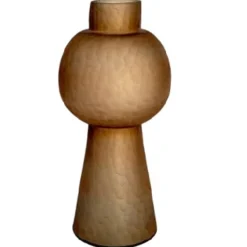 Vaas Ora 31cm, kleur Bruin