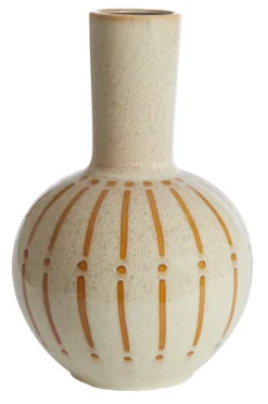 Vaas Ulloa Keramiek, 52cm, kleur Crème