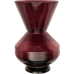 Vaas Veya 40cm, kleur Burgundy