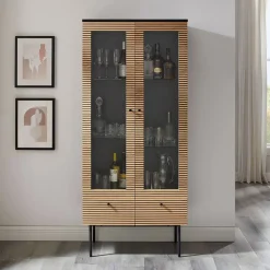 Vitrinekast Shoua 179 x 79cm