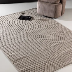 Vloerkleed Aries kleur Bruin