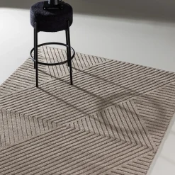 Vloerkleed Auburn kleur Bruin