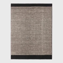 Vloerkleed Dots Wol, kleur Zwart