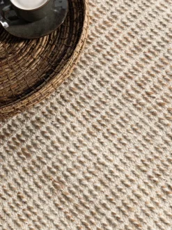 Vloerkleed Hero 200 x 300cm, kleur Ivory/Naturel