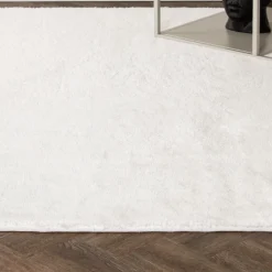 Vloerkleed Les kleur Wit