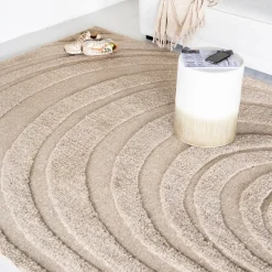 Vloerkleed Maze kleur Beige